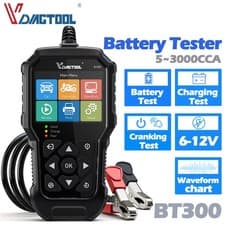 Image of 3000CCA Car Battery Tester Load Analyzer Cranking Charging Detect Analyzer Tool