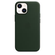 Image of Genuine Apple iPhone 13 mini Leather Case Cover Sequoia Green Official
