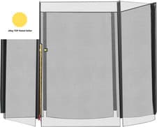 Image of 8Ft Trampoline Net Replacement Safety Net Enclosure Net Spare New