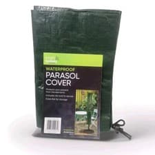 Image of Parasol Cover Green Waterproof Pull Over Draw Garden Furniture Patio Umbrella 