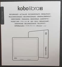 Image of kobo libra 2 ereader with small bundle that is photographed - unused