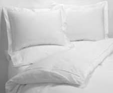 Image of Superior Egyptian 100% Cotton Sateen Plain White 400 Thread Count Pillowcases