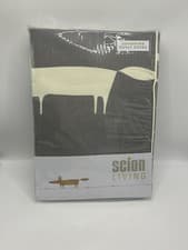 Image of Scion Mr Fox Cotton Duvet Cover Grey Super King