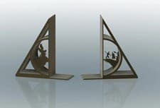Image of Harry Potter The Deathly Hallows Themed Bookend