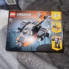 Image of LEGO Creator 3in1 Cyber Drone 31111 3in1 Toy Building Kit Featuring Cyber Drone