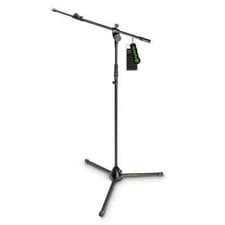 Image of Gravity MS 4322 B Microphone Stand Folding Tripod Telescopic Boom Stand