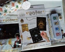 Image of Harry Potter Gift Sets Bundle Pencil Case Jigsaw Puzzle scratch art Pencil Set