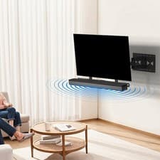 Image of Heavy Duty Soundbar Mounting Bracket Ideal for Secure Home Audio Integration