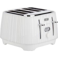 Image of De'Longhi CTD4003.W Ballerina 4 Slice Toaster White