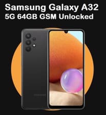 Image of Samsung Galaxy A32 5G 64GB Pristine A++ ON SALE *1 YEAR WARRANTY * Awesome Black