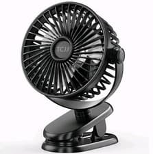 Image of Portable Clip on Fan,Rechargeable Pram Fan,USB Desk Fans With TYPE-C Port...
