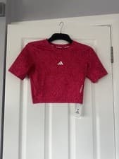 Image of Adidas Performance Techfit print Crop Top size S