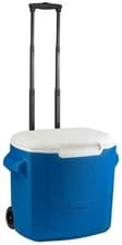 Image of Coleman Cool Box 26 Litre Performance 28QT Wheeled Cooler in Blue Camping