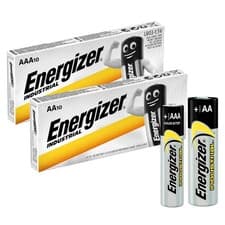 Image of Energizer AA Battery AAA Industrial Alkaline Power LR03 LR6 Long Expiry, 10 Year