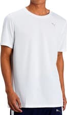 Image of Puma Performance Mens Training Top White Short Sleeve Gym Excerise T-Shirt