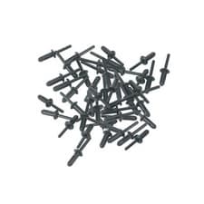 Image of 50PC Plastic Rivet For Model AK499, RT001 & Rivet Insertion Tools 6.3 x 25.2mm