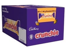 Image of Cadbury Crunchie Pack Of 48 x 40g - Full Box Standard Bar - Fast Delivery