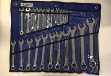 Image of Expert by Facom E110326 22 Piece Combination Spanner Set  6 - 32mm Tool Roll