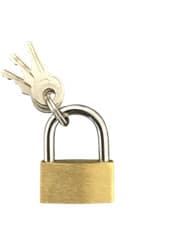 Image of New 20/25/30/40 mm Brass Padlock Set Heavy Duty W Keys Luggage Briefcase Home !