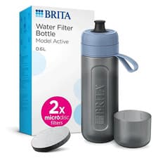 Image of Brita Sports Fill & Go Active Water Filter Bottle 2 MicroDisc Filter -Box Damage