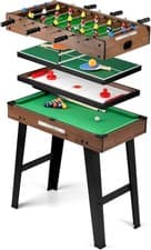 Image of PowerPlay 4-in-1 Multi-Sports Game Table Set, Indoor Family Games, Table
