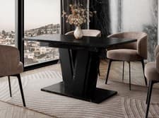 Image of Extendable Dining Table 120 - 160 cm MUSS Modern Design, Easy to Clean
