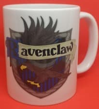 Image of Custom Unofficial Printed Harry Potter Painted Ravenclaw Crest 11oz Boxed Mug.
