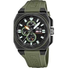 Image of Lotus L18976/1 Men's Black Dial Chronograph Watch