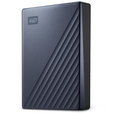Image of WD 5TB My Passport Ultra portable external storage external hard drive Blue.