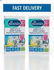 Image of Dr Beckmann Service-It Deep Clean Washing Machine Cleaner 250g (Pack of 2)