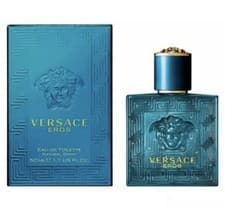 Image of Versace Eros Eau De Toilette for Men 50ml New No Cellophane Box Tiny Dents