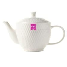 Image of Traditional Tea Pot Porcelain Stoneware Teapot Tea Coffee Herbal Pot 700ml White