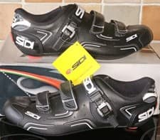 Image of SIDI SCARPE LEVEL CARBON BLACK 47 CYCLING SHOES ROAD BRAND NEW WITH TAGS BNIBOX