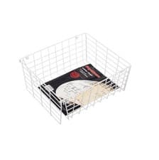Image of White Letter Cage Mail Box Plastic Coated Letterbox Door Cage Pet Mail Guard