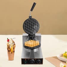 Image of 1300W Electric Waffle Maker Non-stick Commercial Waffle Machine Honeycomb Shape
