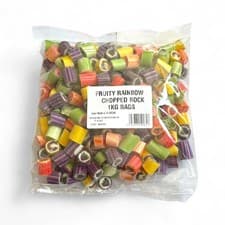 Image of Mixed Fruit Chopped Rock Pieces Handmade Uk British Traditional Candy sweets