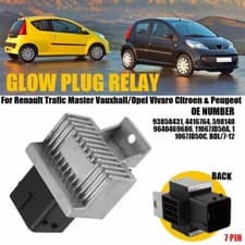 Image of 7Pin Glow Plug Relay For Renault Trafic Master Vauxhall Vivaro Citroen & Peugeot