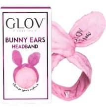 Image of Glov Home Spa Bunny Ears Headband Hair Loop Elastic Rabbit Ears Face Hear Wrap