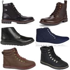 Image of Firetrap Baccara Lennon Tempo Lace Up Mens Synthetic Leather Boots B9A
