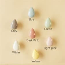 Image of Ceramic Hooks  Wall Hook Colorful Raindrop Wall Hook  Wall Mounted