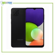 Image of Samsung Galaxy A22 4G Black Unlocked 128GB Dual SIM 6.4" 48MP Android Smartphone