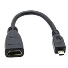 Image of Micro HDMI to HDMI Cable Adapter Converter 4K GoPro HERO 7 6 Camera 60Hz