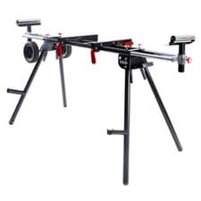 Image of Universal Mitre Saw Stand Folding & Adjustable Legs with Wheels