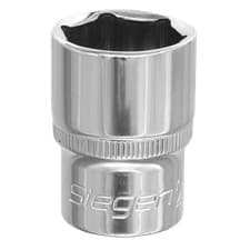 Image of Sealey WallDrive Socket 21mm 1/2" Drive Chrome Plated Mirror Finished S0658