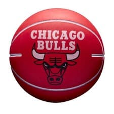 Image of WILSON Chicago bulls NBA team super mini (6cm) dribbler basketball [red]