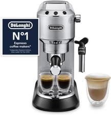 Image of De’Longhi Dedica Style EC685.M Espresso Coffee Machine Silver Manual Frother NEW