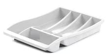 Image of 30cm Plastic Cutlery Tray Holder Tidy Storage Rack Drawer Home Kitchen Organizer