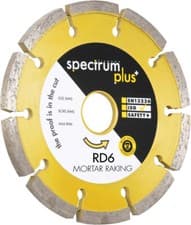 Image of Spectrum Mortar Raking Blade Diamond Blade Mortar Prep Removal Brick Abrasives