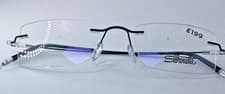 Image of Silhouette 5500 Titan Rimless Eyeglasses Frames BH 9140 Black 51[]21 150 Austria