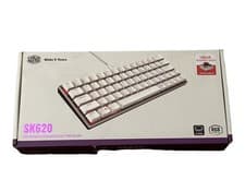 Image of @READ DESCRIPTION@ CoolerMaster SK620 Wired Mechanical RGB Gaming Keyboard White